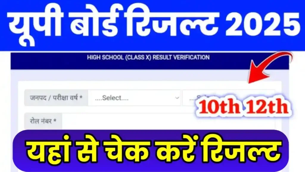 UPMSP UP Board Result 2025 Date