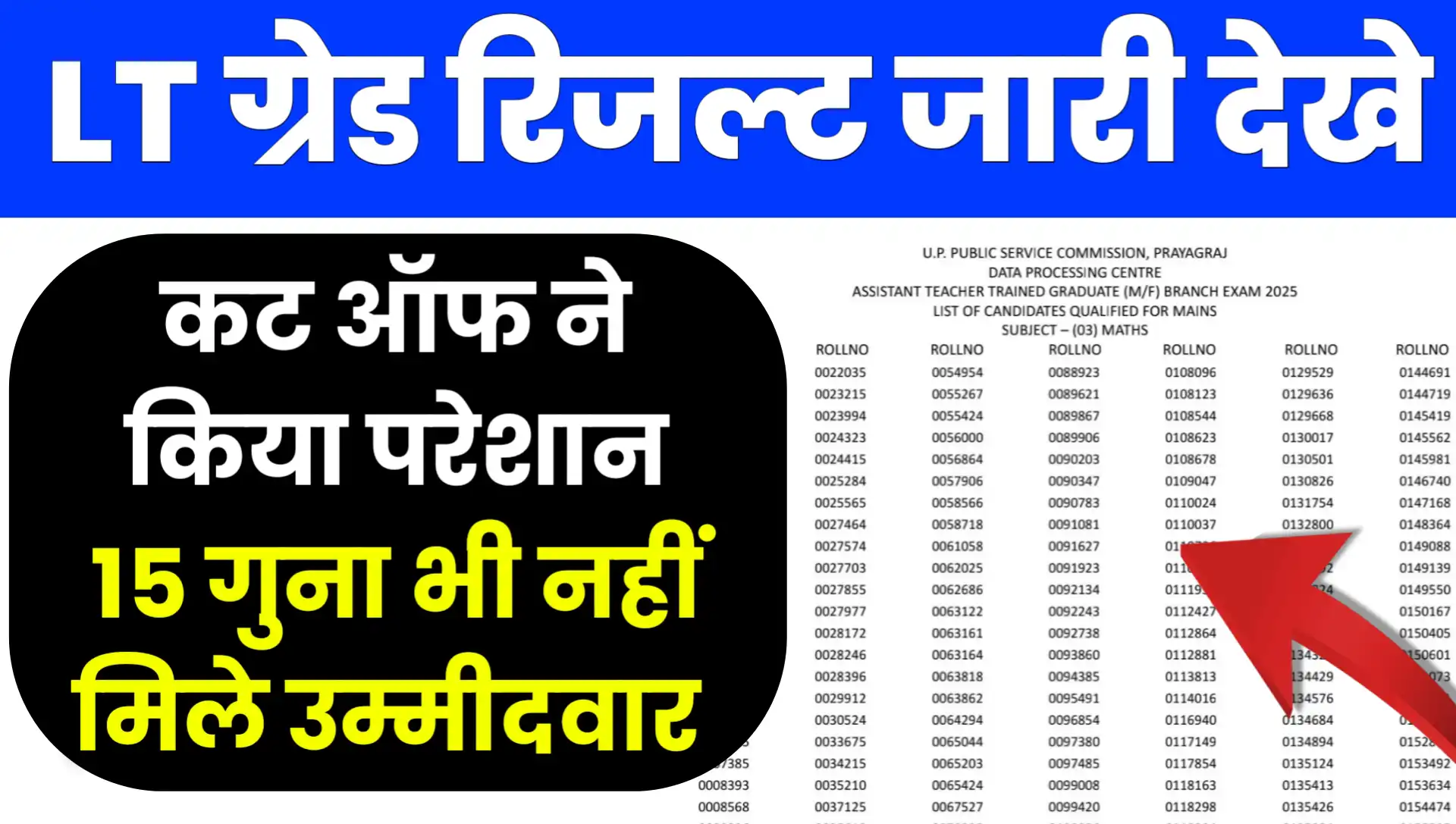 LT Grade Result 2026 Kaise Dekhe